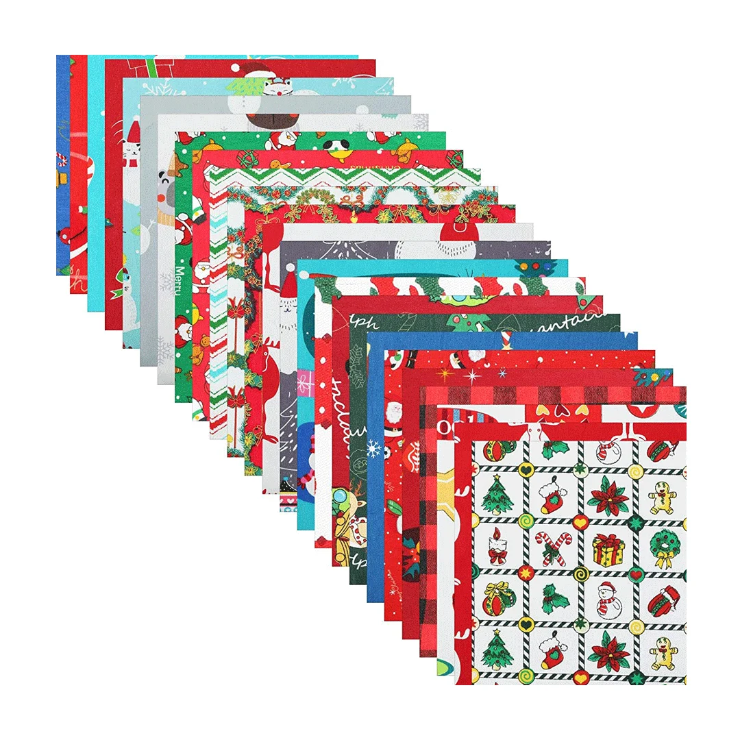 5 штук Рождественская елка со снежинками и пучки для поделки своими руками для рождественской вечеринки печати шелковой ткани