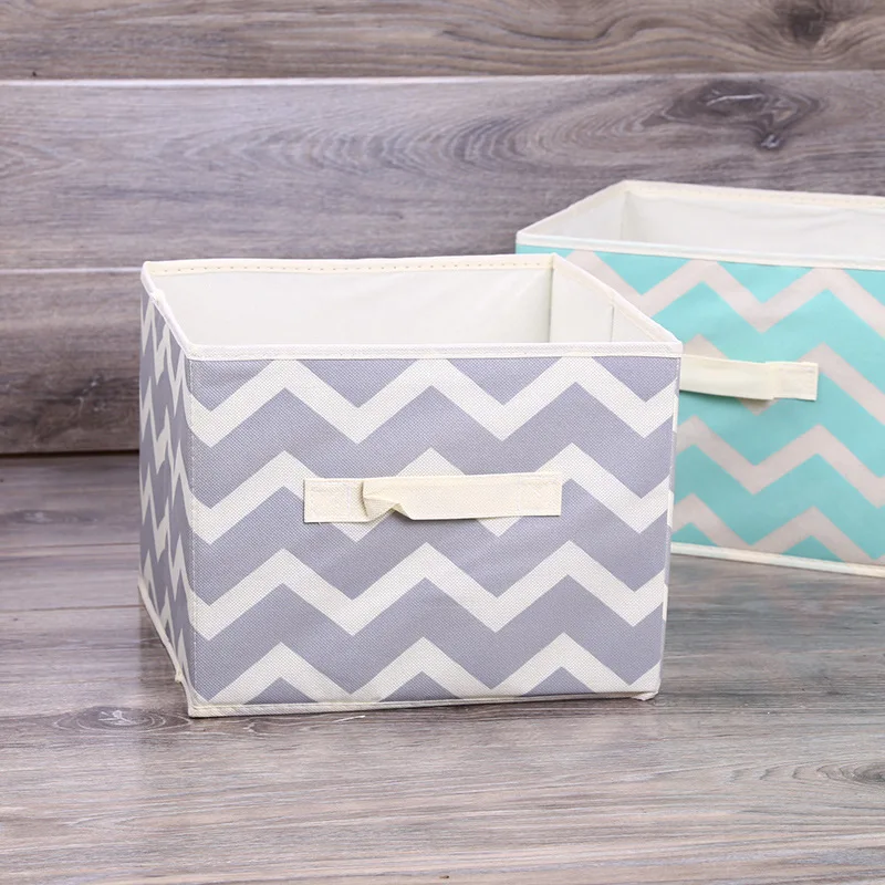 Non-woven Cloth Box Square Cloth Art Box, no cover cotton linen thickened storage box, Oxford cloth box