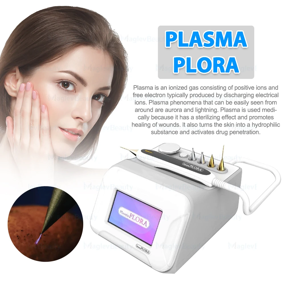 Korea Plasma Plora Fractional Cold Plasma Jet Plasma Plora Machine For Spots And Wrinkles Removal Mole Acne Scar Removal