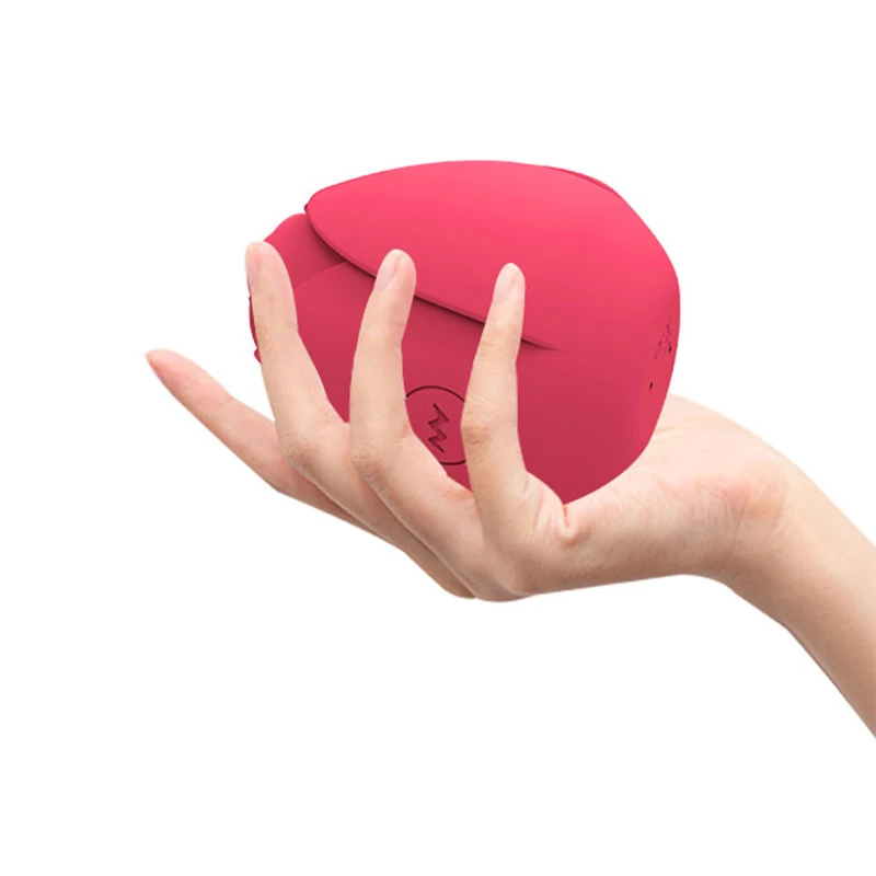 Sexual Pleasure Tools For Women With 10 Frequency Suction Rose Shaped Sucking Vibrator