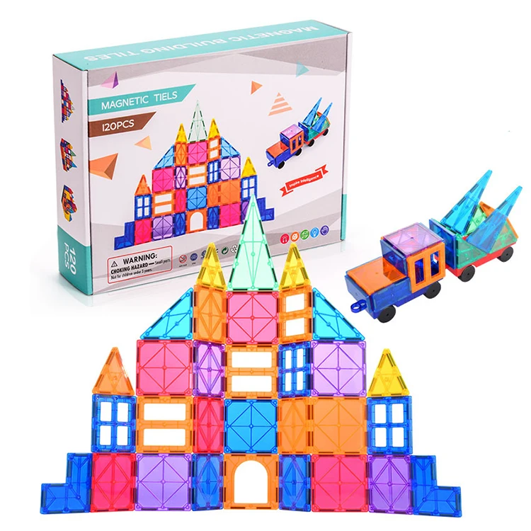 CPSC, CE, EN71, ASTM Unique Design Children Magnet Tiles Magnet Toy Construction Educational Toys Children Learning