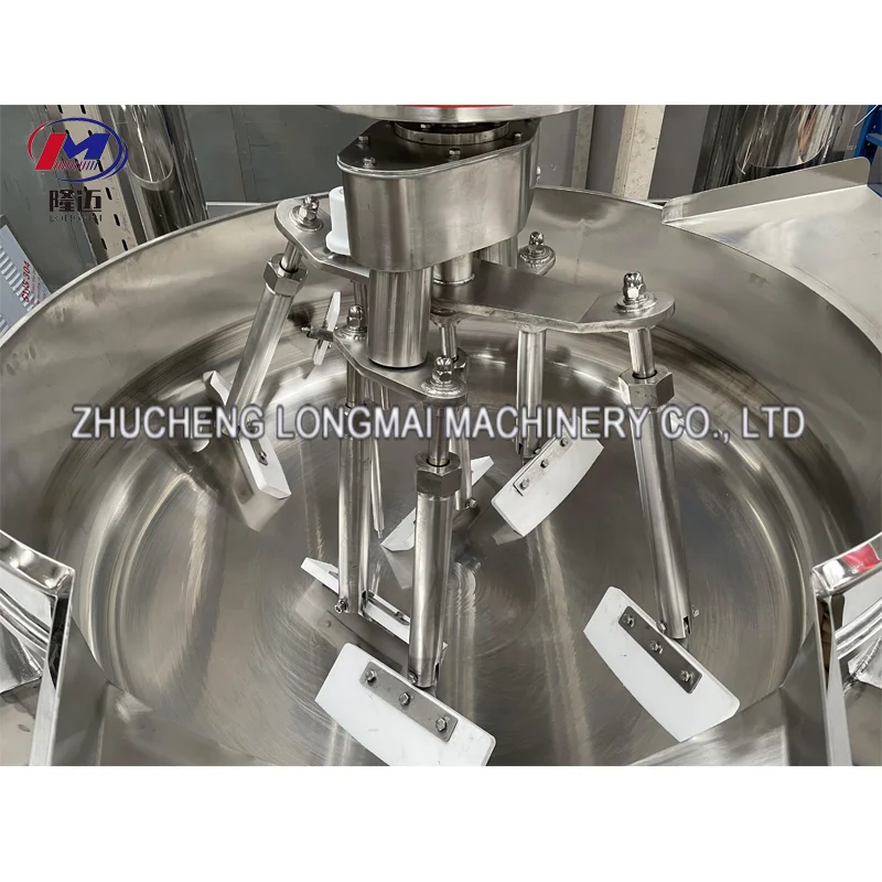 100L-1000L Cooking Mixer for Peanut Rice Candy Sugar Soup Porridge Paste Sauce Jacketed Kettle