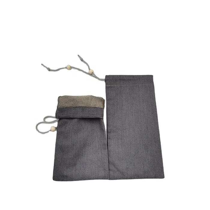 Custom your own logo 100% Silver Fiber Fabric Lined pocket Radiation Blocking pocket