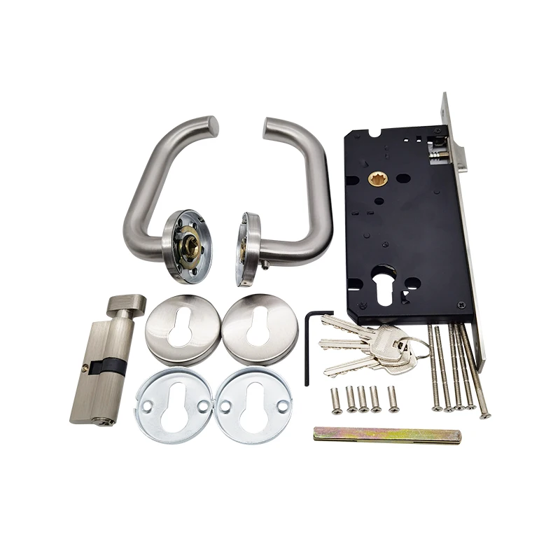 Heavy duty door handles wooded door handles