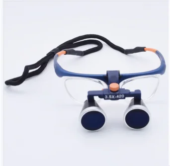 Chenwei Surgery Loupes 2.5X 3.5X Surgical Headlights Binocular Dentistry Headlamp Magnifier Head mounted Loupes