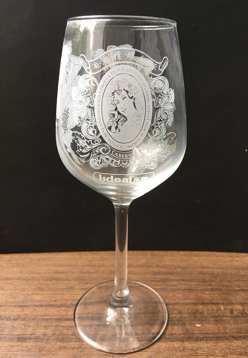 Glass Crystal Cup Mug Bottle Marking Printing Engraving Machine UV Laser 355nm 3D Curve Marking Optional 3W/5W/10W