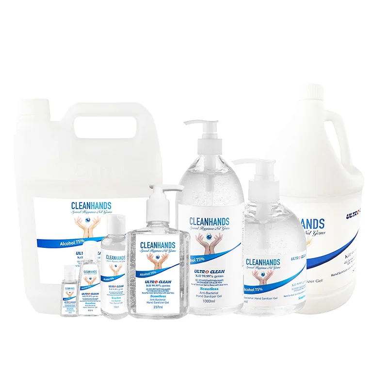 
Professional Manufacturers Bulk Portable Alcohol Gel Antibacterial Hand Sanitizer 