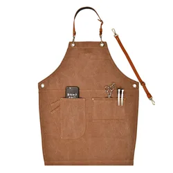 Adjustable Bib Apron for Women Men Chef Kitchen Cooking Aprons Custom Sublimation Printing Custom Size Custom Color All-season