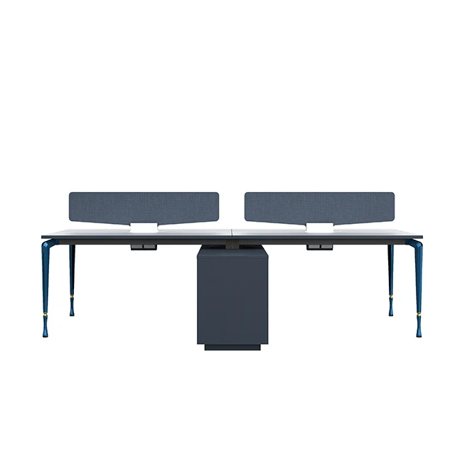 
Custom High Quality 4 Persons Stand Pc Workstation Computer Up Desk 