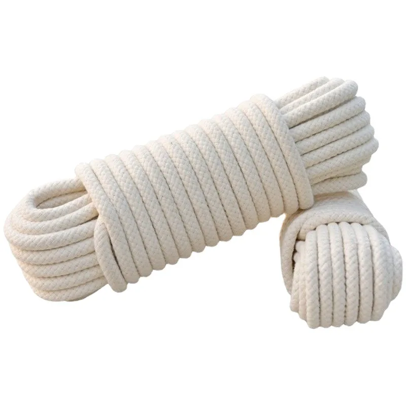 The factory produces 2-20mm 5mm 6mm high quality white high quality cotton rope with good price