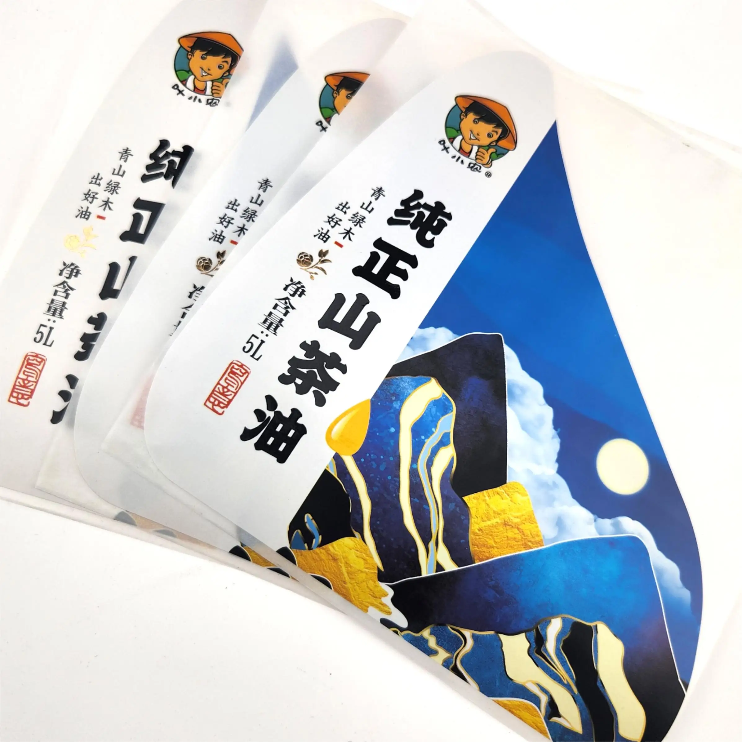 High Quality Low Price Waterproof And Oil Proof Stickers Vinyl Adhesive Olive Oil Food Stickers, Jar/Glass/Plastic Bottle Labels