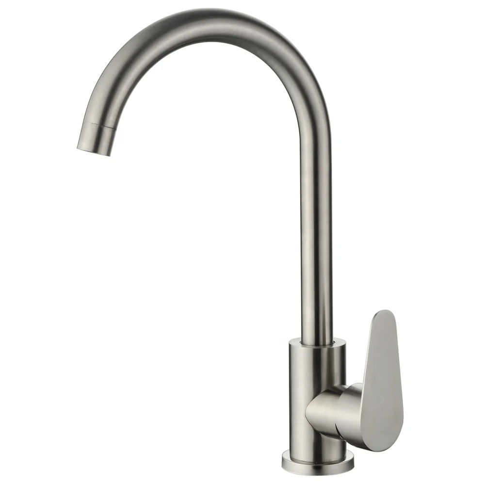 China Manufacturer Sus 304 Faucet Stainless Steel Bathroom Kitchen And Mixers Bathroom Faucets