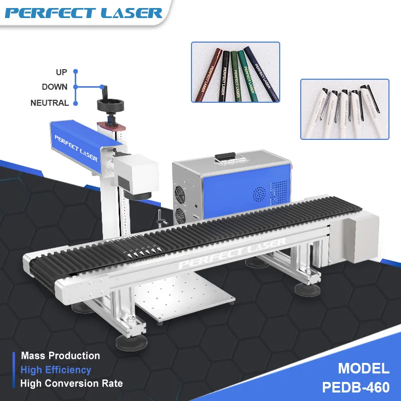 Perfect Laser-20W 30W 50W 100W Plastic Jewelry Copper Aluminum Metal Fiber Laser Engraver Marking Marker Etching Machines Price