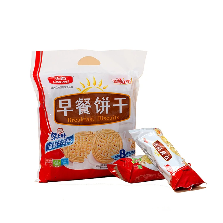 
Китайское высококачественное здоровое молочко для завтрака 640 г, семейное печенье 