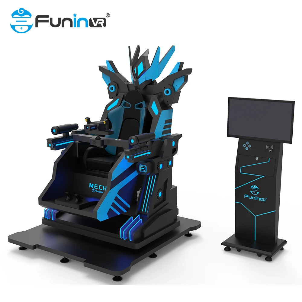 Mechanical Vr Real Games Shooting Simulator Machine Amusement Park Equipment HOT SALE seat 360 degree rotation 9d vr games