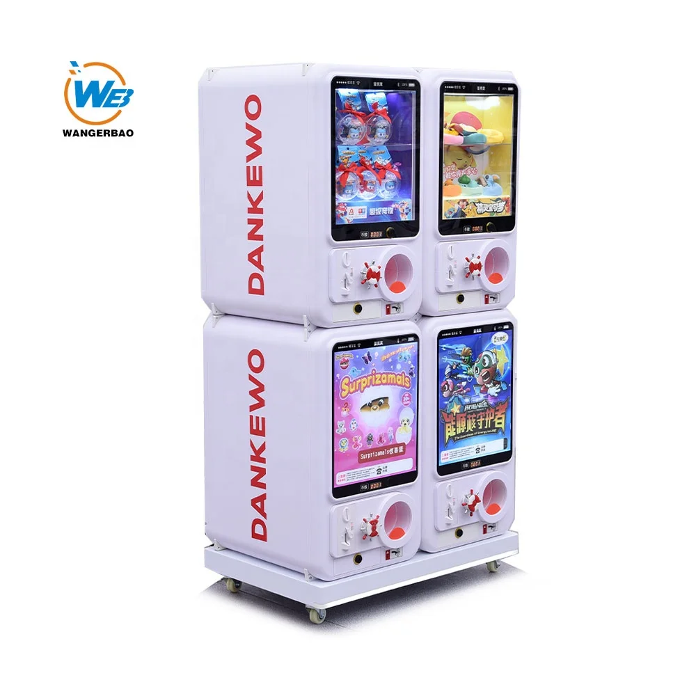 2023 Hot Sale Amusement Center Coin Operated Machine Gacha Gachapon Capsule Toy Twisted Eggs Vending Gashapon Game Machine