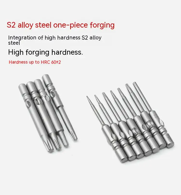 Manufacturers 4MM electric screwdriver Hexagonal star screwdriver head torx screwdriver bit High strength s2 with magnetic
