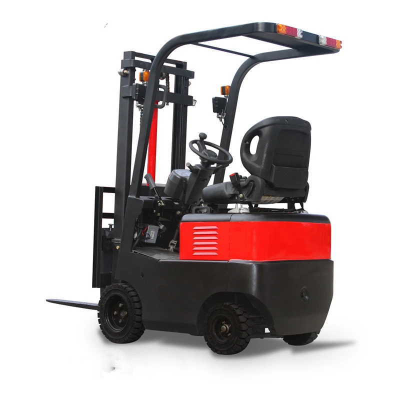compact forklift mini size 1000kg  3m height 4 wheels  indoor use electric forklift cheap price narrow aisle forklift