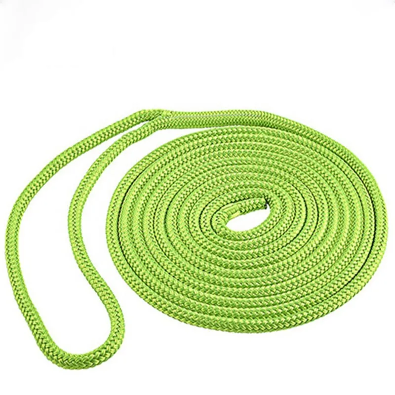 
Double braided polyester ship bungee dock line marine rope 