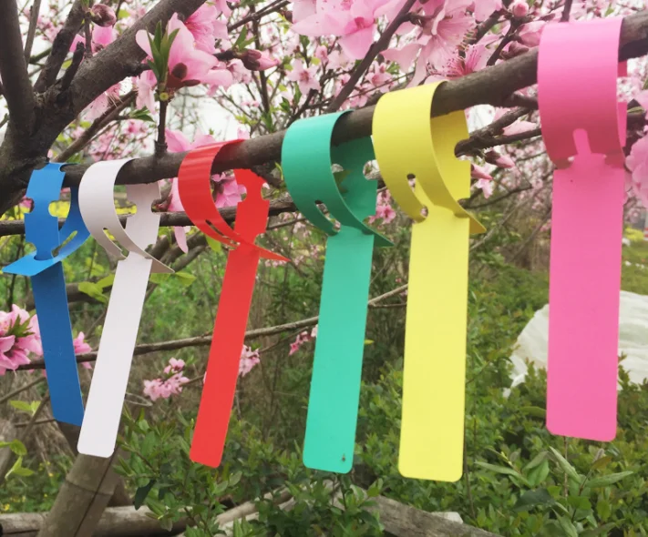 20*2CM Plastic Plant Tree Tags Labels Wrap Around Hanging Garden Markers