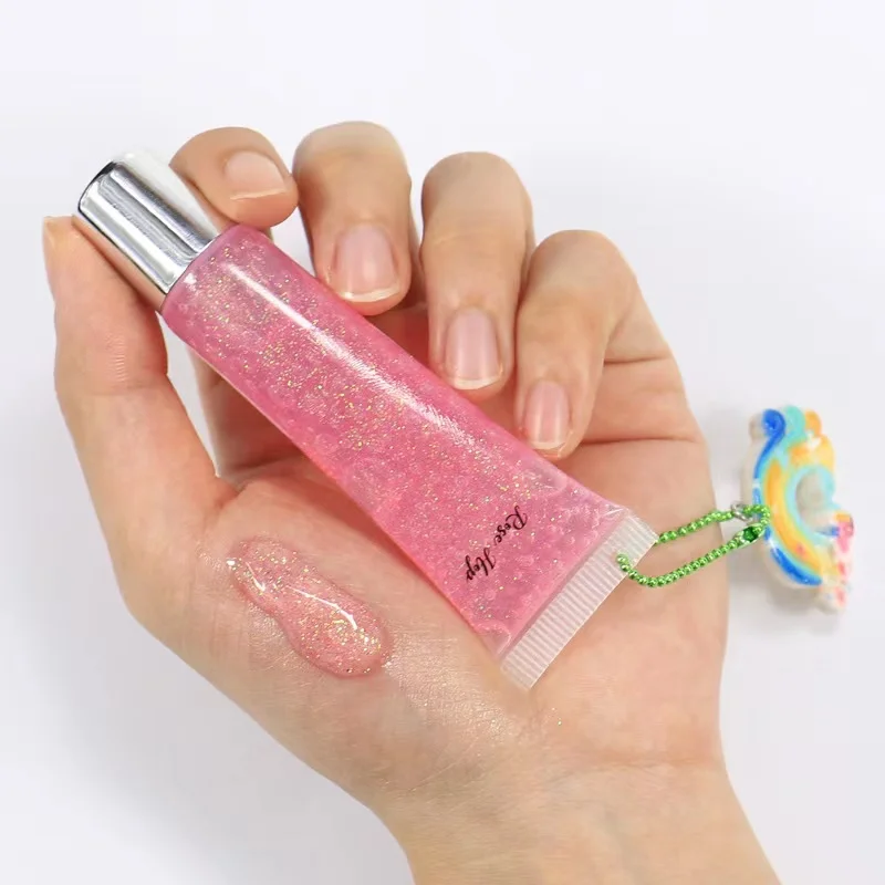 Wholesale Cosmetics custom logo children lip gloss Vegan Clear Kid Plumper kids lipgloss