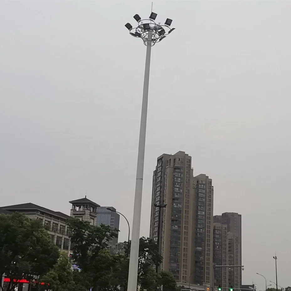 16m 18m 20m 25m 35m high mast lighting steel pole