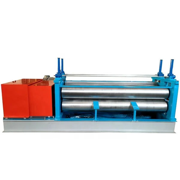 Indonesia popular drum horizontal barrel round wave roofing sheets profiling machine