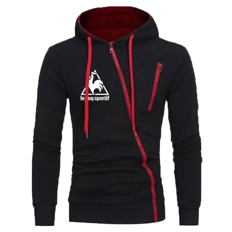 New Hoodies Men Autumn Casual Long Sleeve Hoodie Men Sweatshirts Slim Zipper Hoody Men Hooded Streetwear