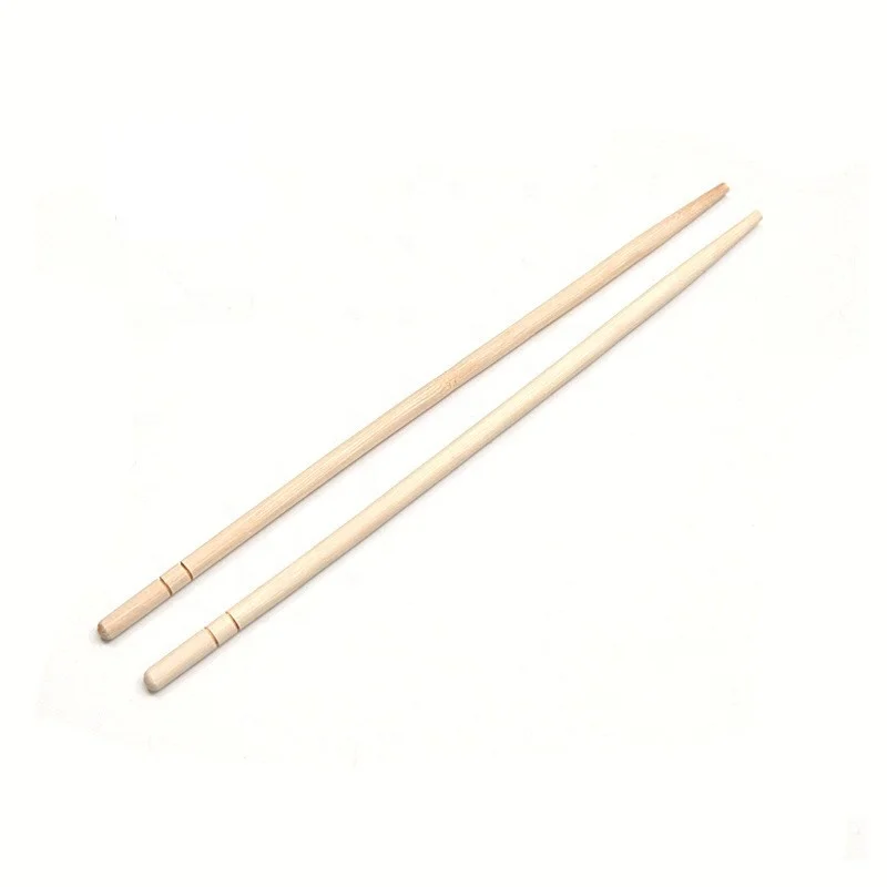 Natural Bulk Bamboo Long Chopsticks Disposable Round Stick