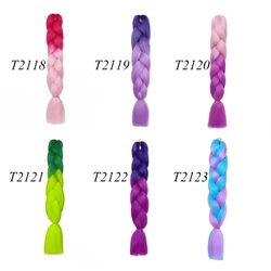 24 дюйма, новый дизайн, 100 г, синтетические волосы для наращивания, плетеные волосы для чернокожих женщин