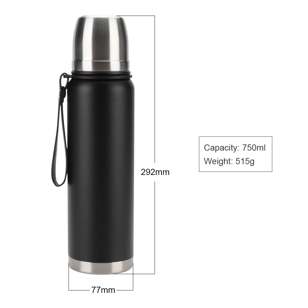 OKADI High Quality Bullet Double Wall 316 Stainless Steel Thermos Vacuum Bottle Thermal Flask