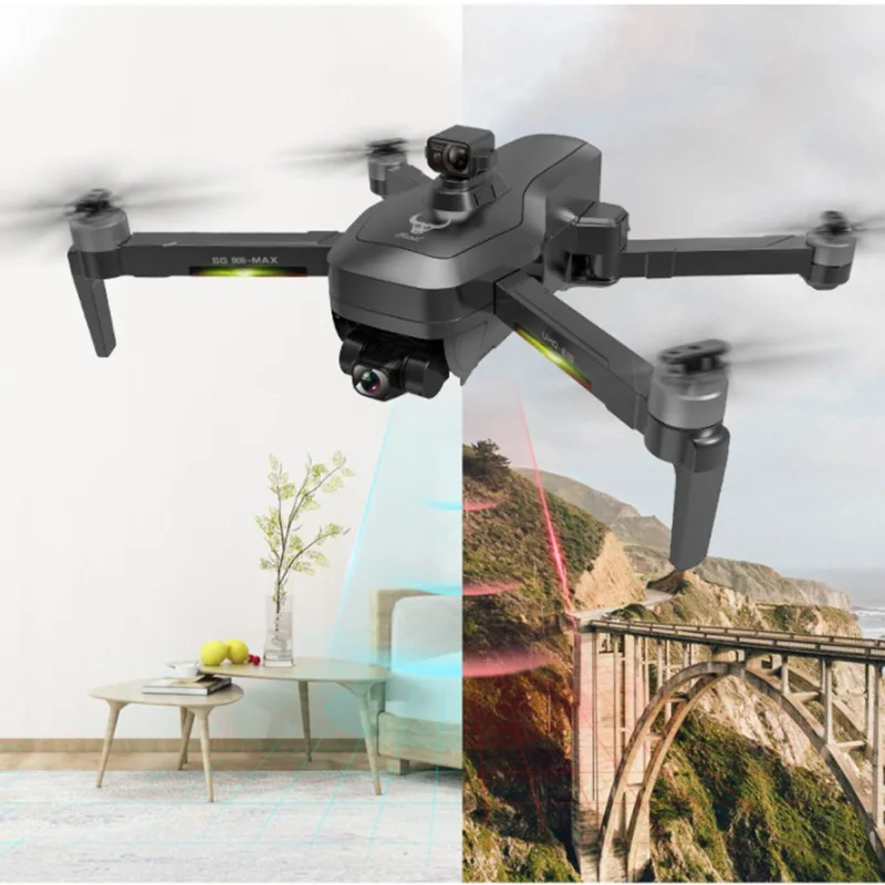 Бесщеточный двигатель SG906 Max 4K Gps камера Дрон Gimbal 3 Ejes