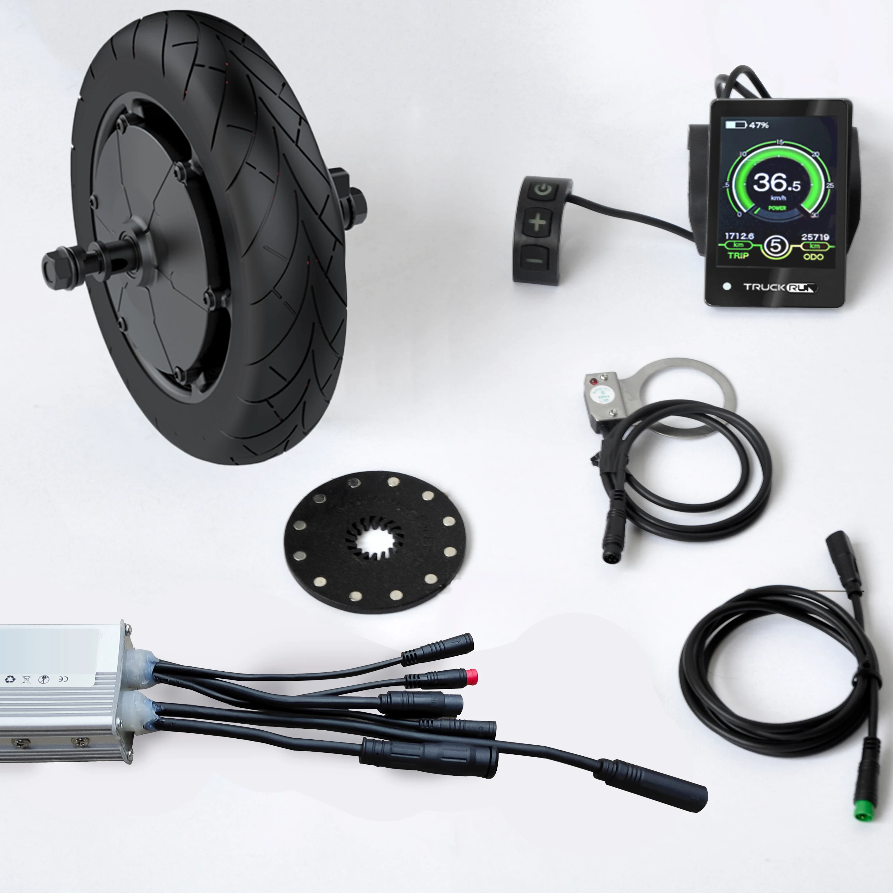 China 250-350w Rated Power 48v Brushless Bldc Drive Kit Ebike Wheel Hub Motor