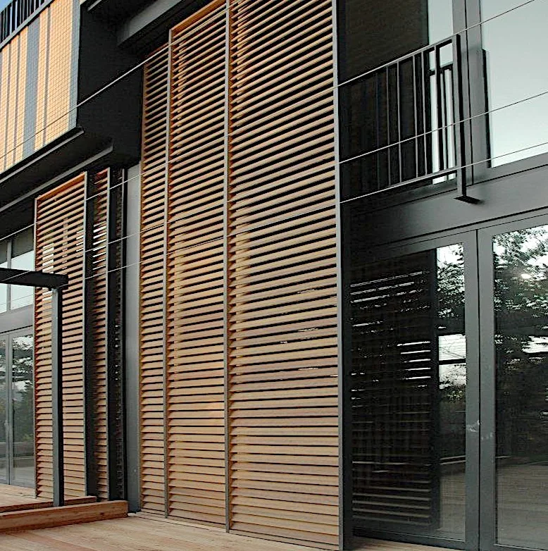 aluminium accordion folding shutters for outside windows and doors