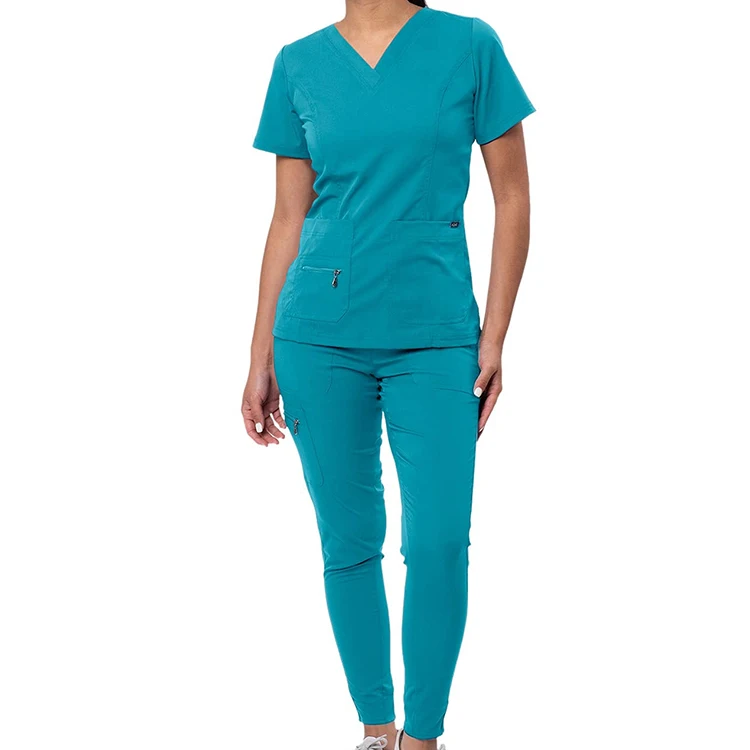 Design Your Own Scrubs Doctors Hospital Scrubs Dental Clinic Workwear Short Sleeve Work Suits Beauty Set Medical Uniform Scrub