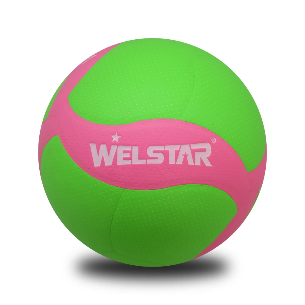Wholesale factory price high quality size 5 PU leather laminated volleyball ball custom logo for training and match
