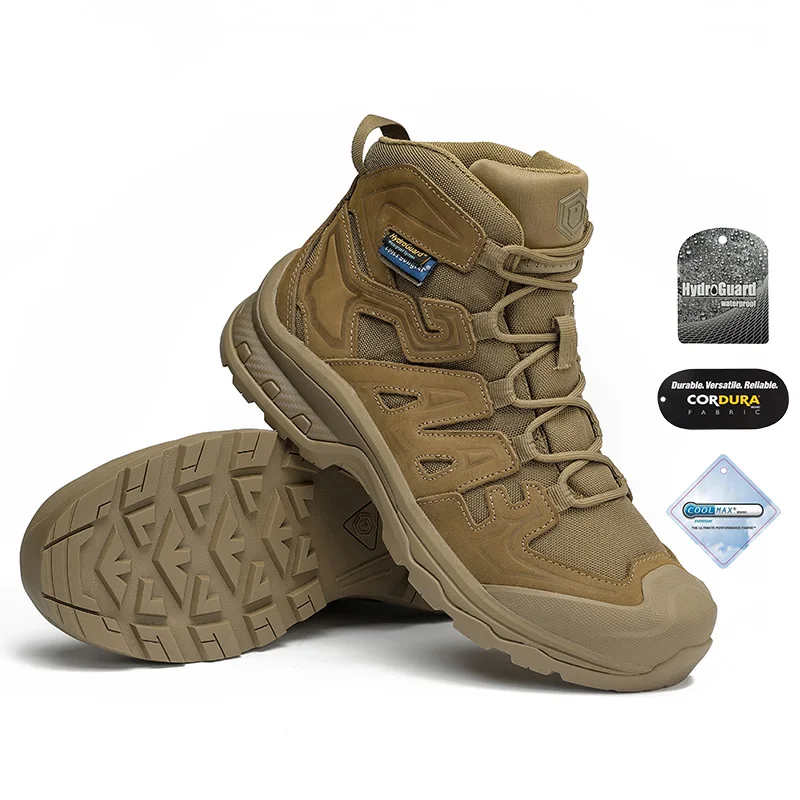 Emersongear 500D Cordura Nylon Outdoor Desert Botas Tactico De Cuero Waterproof Tactical Boots Hunting Tactical Combat Boots