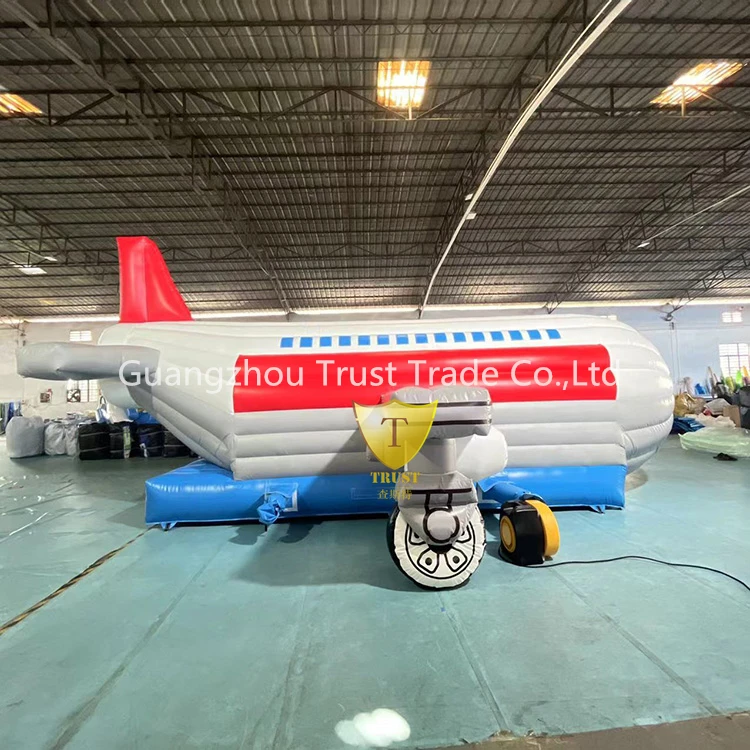 New Design Plane Shape Inflatables Castle Bouncy Jumping Toy Balls Inflatable Bouncer