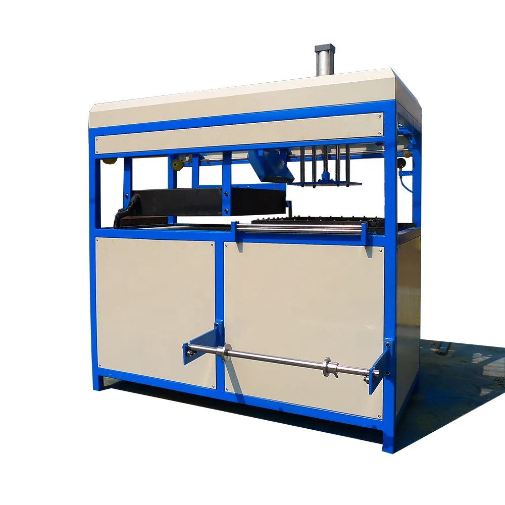 vacuum plastic tray  thermoforming machinery for anti static tray clamshell blister packaging