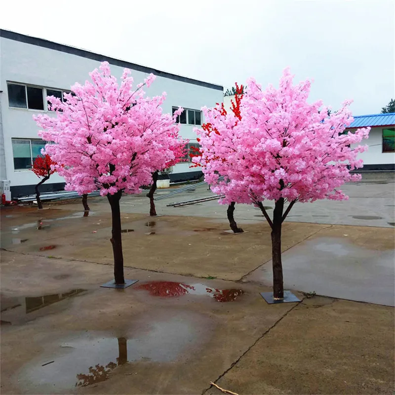 Hot sale artificial giant plants silk cherry blossom tree for wedding