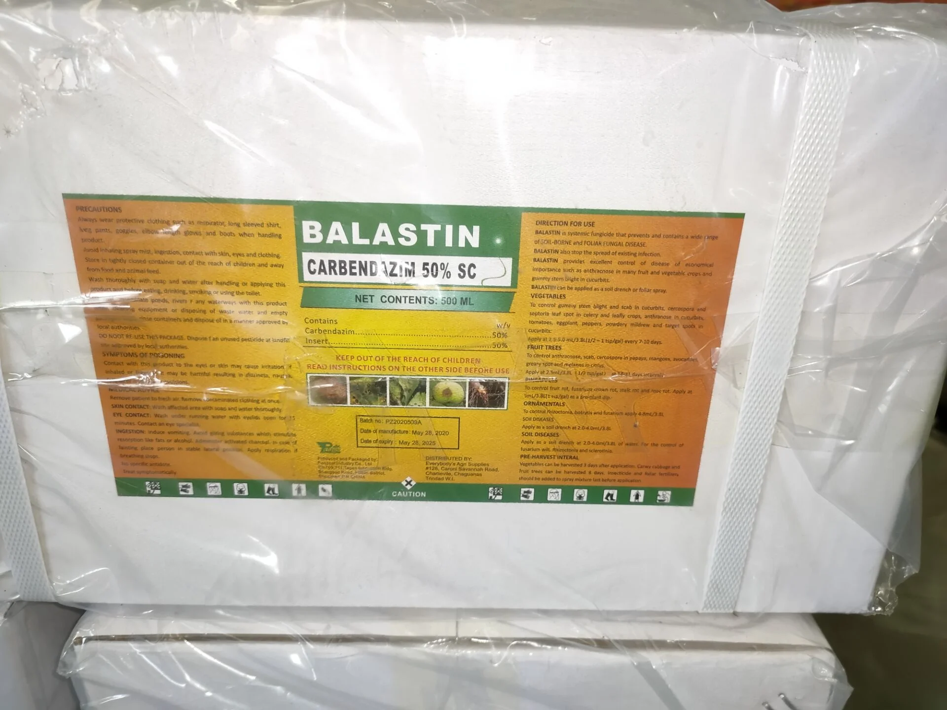 
63090-40-4 Carbendazim 50% SC, 500g/l SC HOT SALES FUNGICIDE 