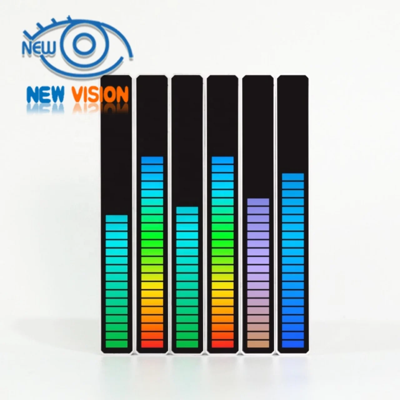 
2021 Atmosphere Light Sound Control Pickup Rhythm Light Dazzle Color Car Table Top Reform LED Color Light 