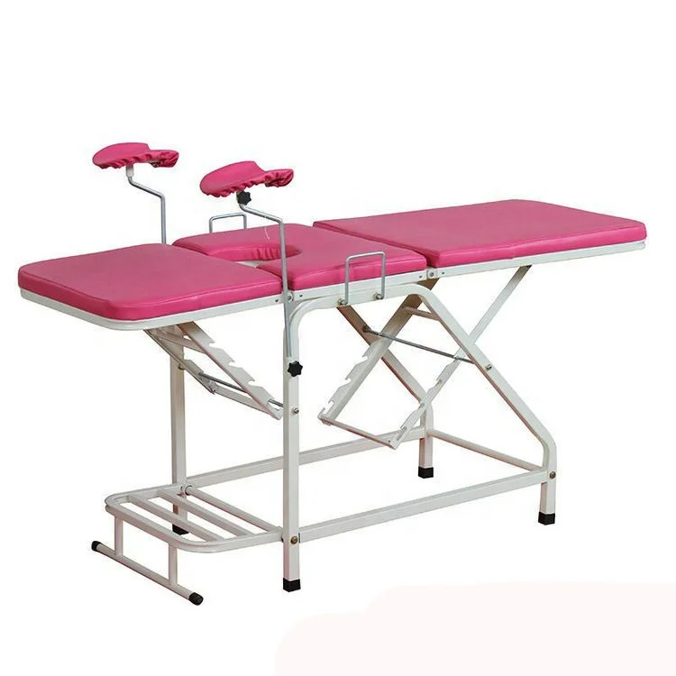 Manual hospital medical gynecology gynecological examination labor and delivery chair obstetric delivery beds