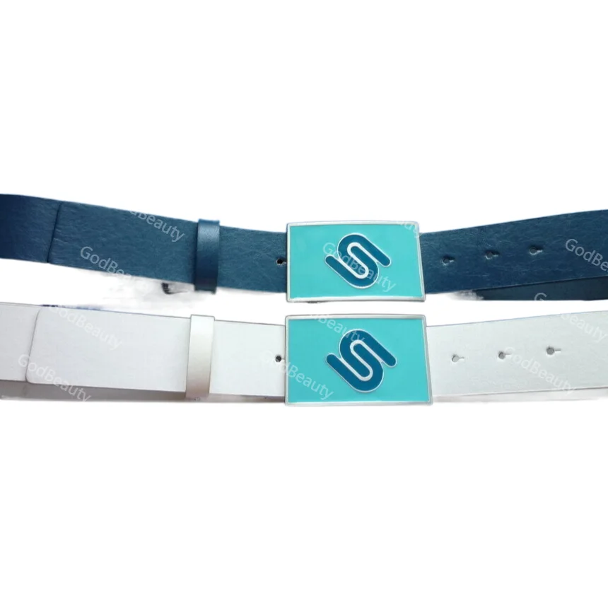 Womans belt New Women Fashion Belt Golf Luxury Brand Custom Design PU Belts With Enamel Buckle
