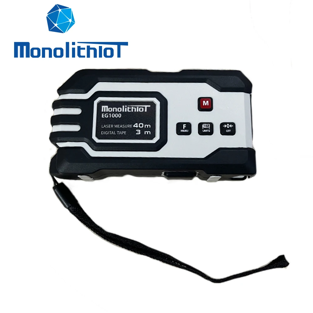 Умный лазерный дальномер MonolithioT 40 м, передача данных онлайн
