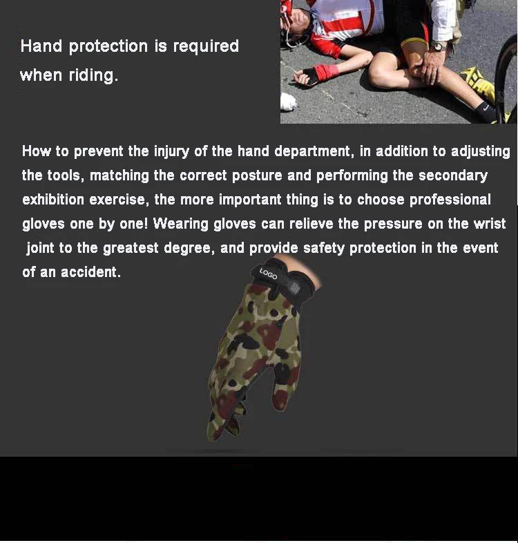 Outdoor Mountaineering Tactical Gloves Training Gloves Fitness Half Finger Sports Cycling Gloves