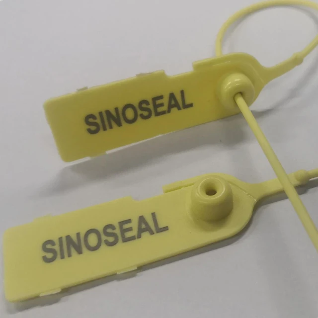 SINOSEAL polypropylene plastic ST-33006 Breakable 300mm Metal Insert Pull Tight  Plastic Security Seal