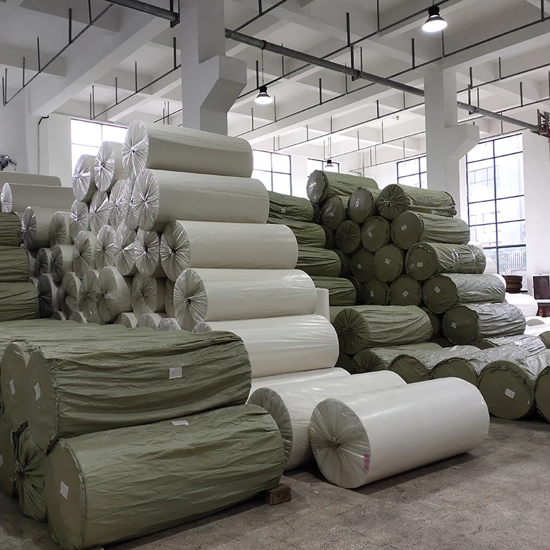 
sample spunlace nonwoven fabric rolls for disposable bath towel raw material 