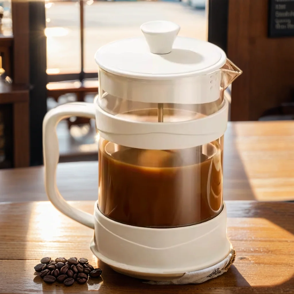 350ml/800ml/1000ml  French filter pressure pot glass tea maker hand pressure filter cup brewing cold extraction hand coffee pot