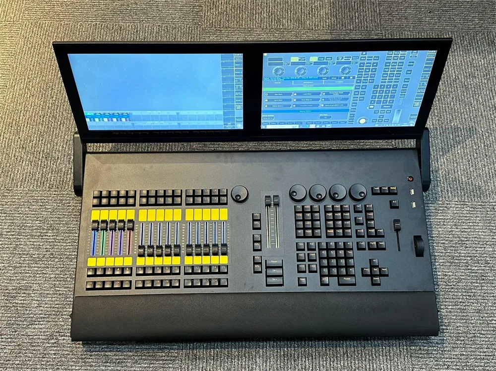 New Arrival intelligent DMX Controller MA2 T2 Touch Console with motorized faders For Professional Light Show